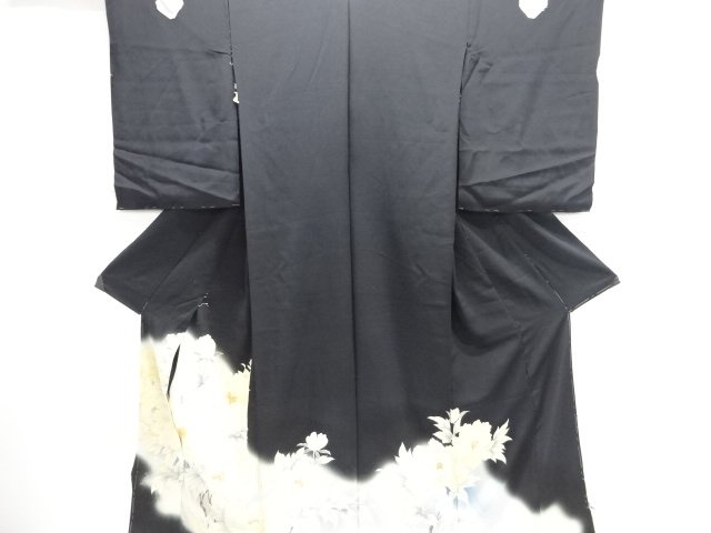 Japanese Kimono / Chirimen Kinsha Silk